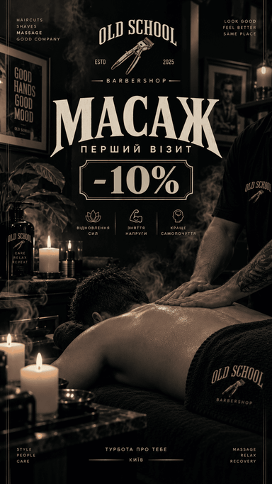 Масаж в Old School Barbershop